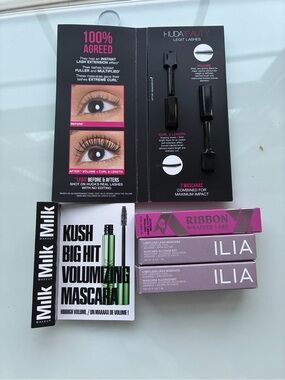 ILIA Too Faced Milk Huda Mascara 5 Pc Discovery Set New
